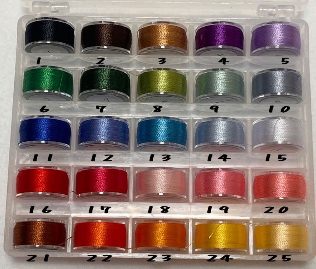 推しぬい 刺繍糸 サンプル一覧 ①