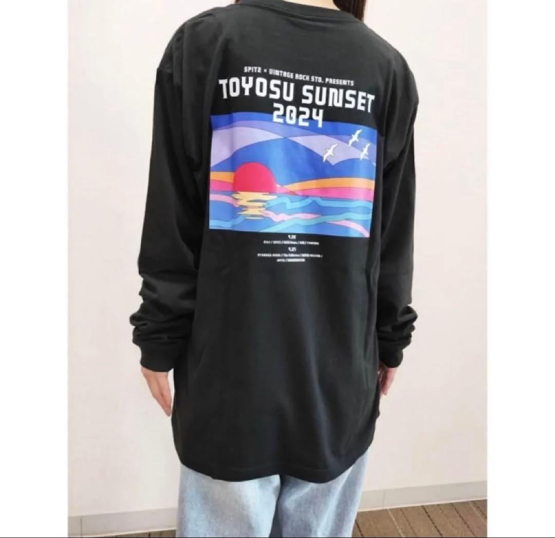 【新品】かもめが翔んだロングスリーブTシャツ　スピッツ　豊洲サンセット　Mサイズ