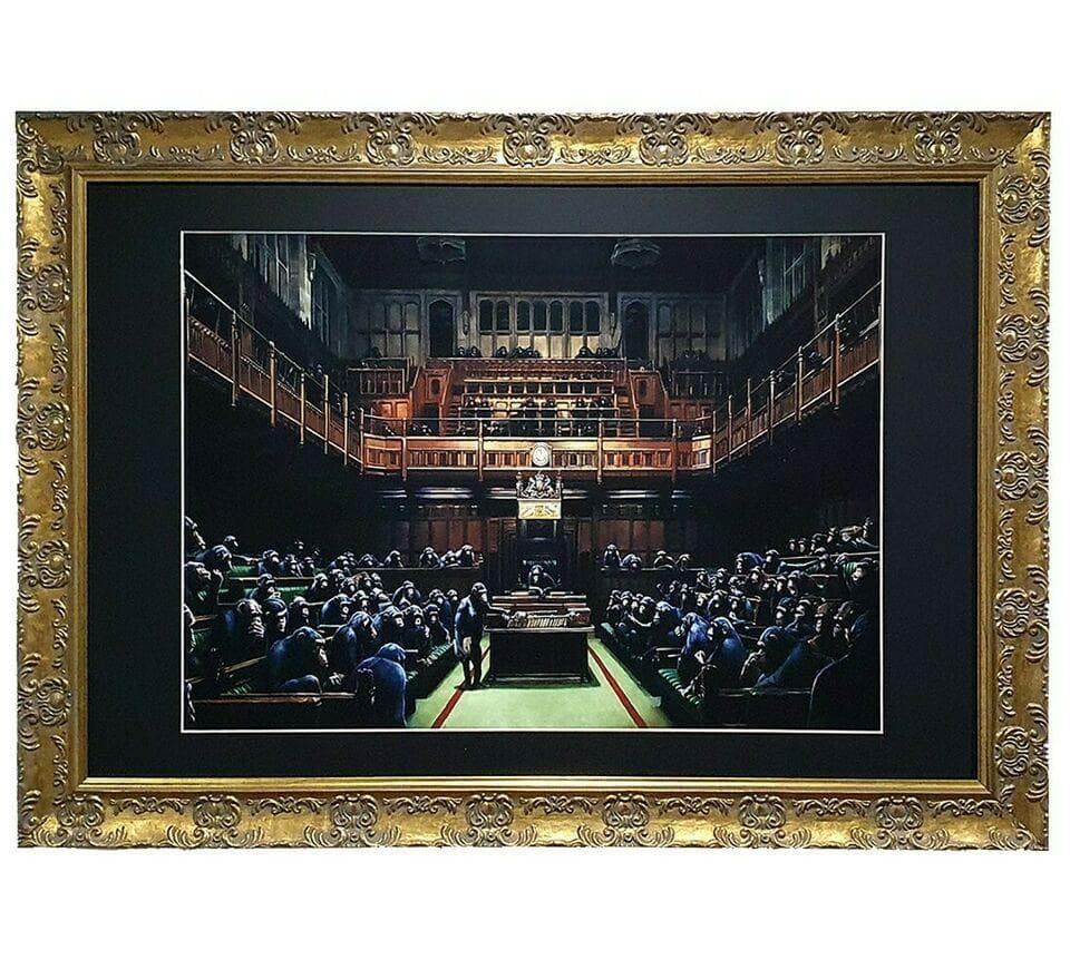 Banksy　バンクシー　A2ポスター　額縁入り