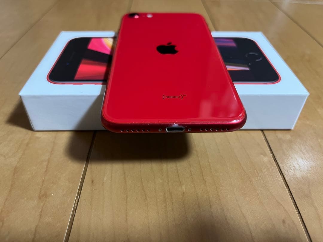 Apple iPhone SE2 (128GB) レッド ケーブル付　ジャンク