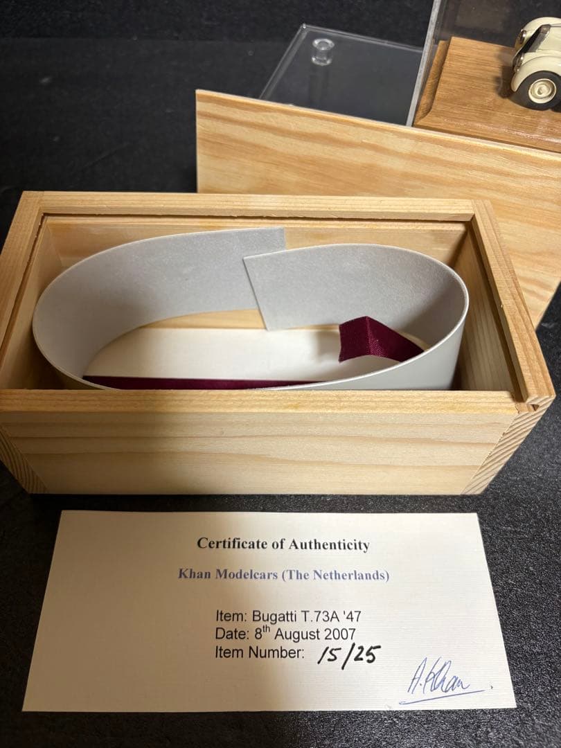 heco製 1/43 Bugatti T73A 1947 箱・保証書あり