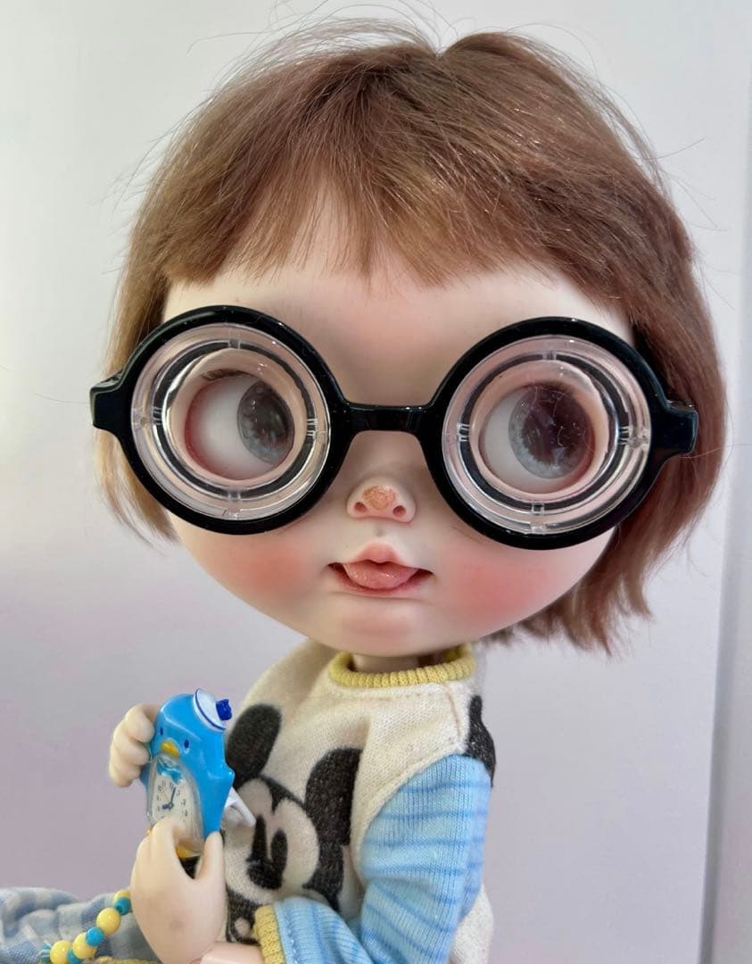 カスタムブライス 人形 海外作家様 悪戯っ子 ベロ出し 動物メイク フルセット