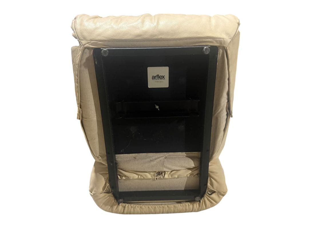 わたなべ◯②arflex アルフレックス マレンコ 本革 レザー 3人掛け