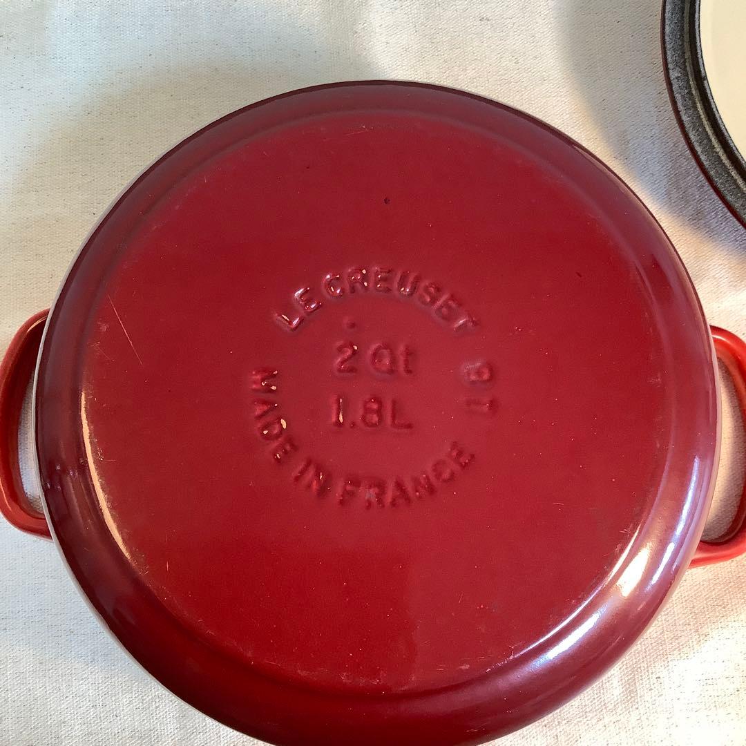 【美品】ルクルーゼ　ココットロンド　18cm