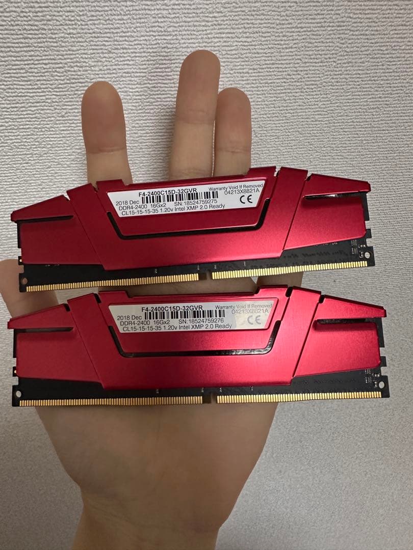 メモリー DDR4 2400 Memory 16GBx2 GSKILL Ripjaws