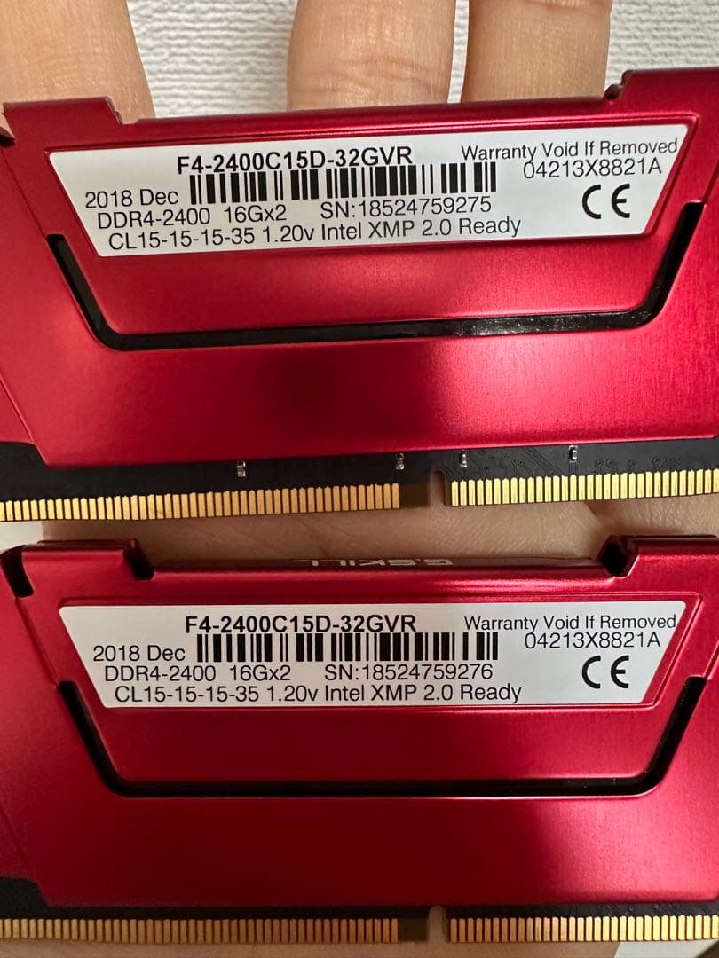 メモリー DDR4 2400 Memory 16GBx2 GSKILL Ripjaws