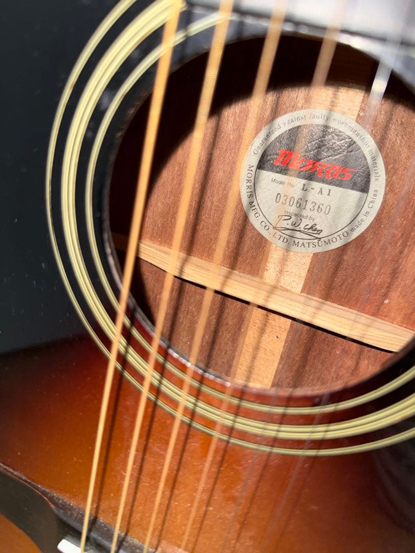 モーリス　Morris ミニアコースティックギターLA 1