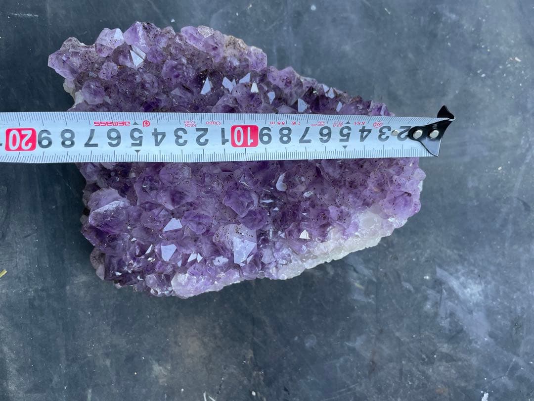 アメジスト　クラスター　台座付　約4.8キロ