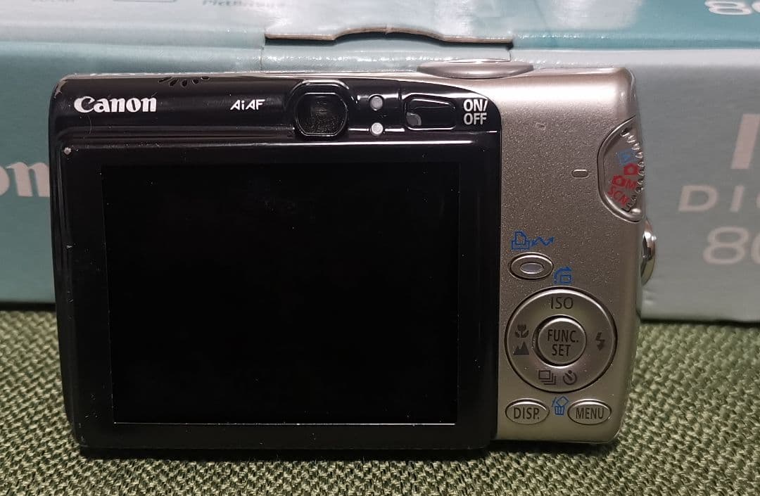 CANON　デジカメ　IXY DIGITAL 800IS　難あり　充電池2個付