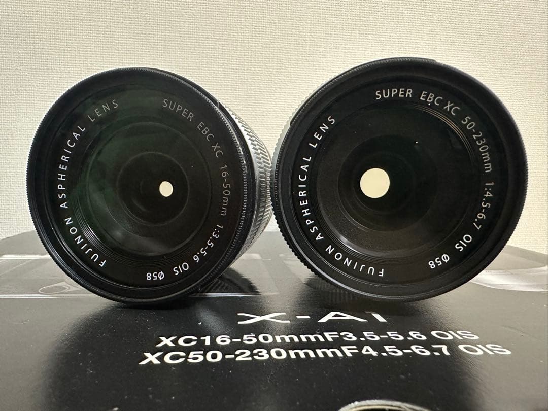 【美品】FUJIFILM X-A1 ダブルズームレンズキット ブラウン