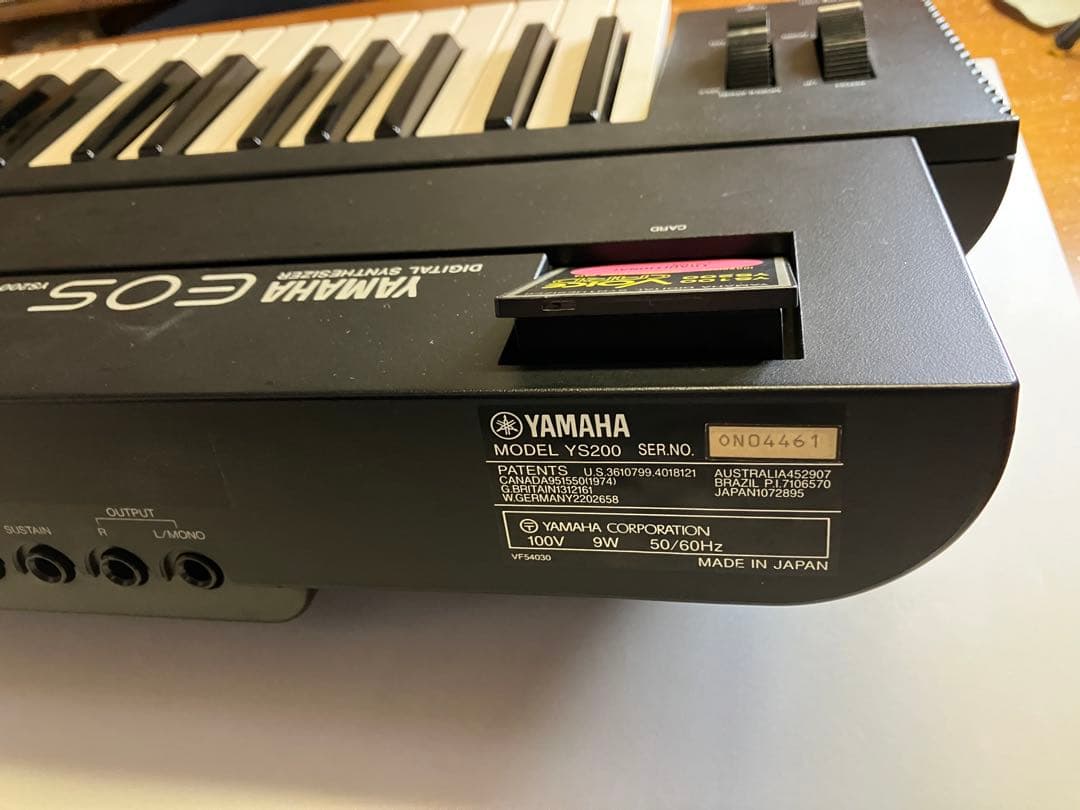 希少！ YAMAHA EOS シンセサイザー VoiceCard ケース付