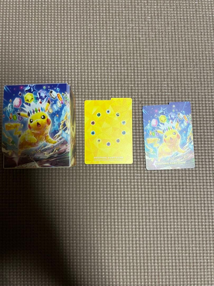 超電ブレイカーデッキ　ピカチュウ　カードケース付き