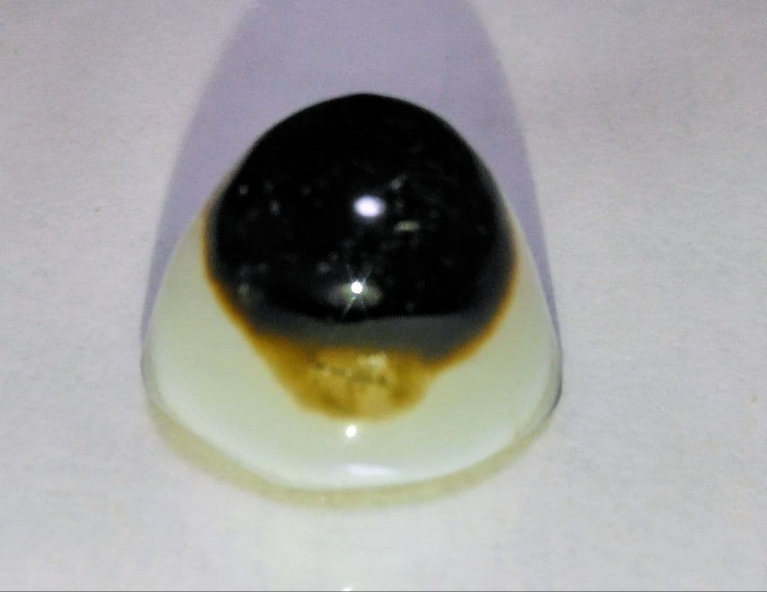 7チャクラ　スピリチュアル　天然瑪瑙 本物 チベット産 一眼 1眼