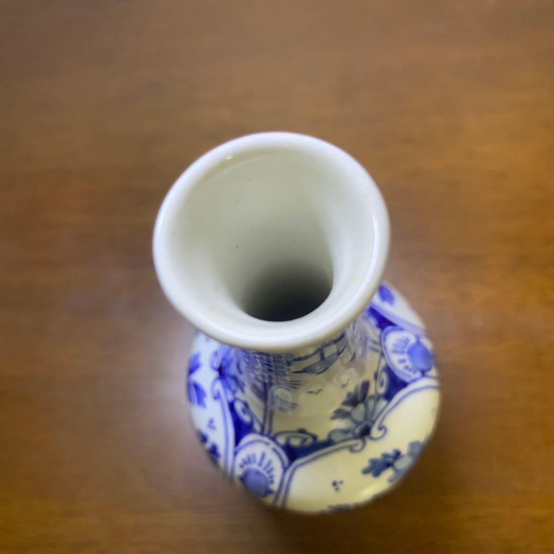 【希少美品】オランダ　ロイヤル　デルフトブルー　花瓶