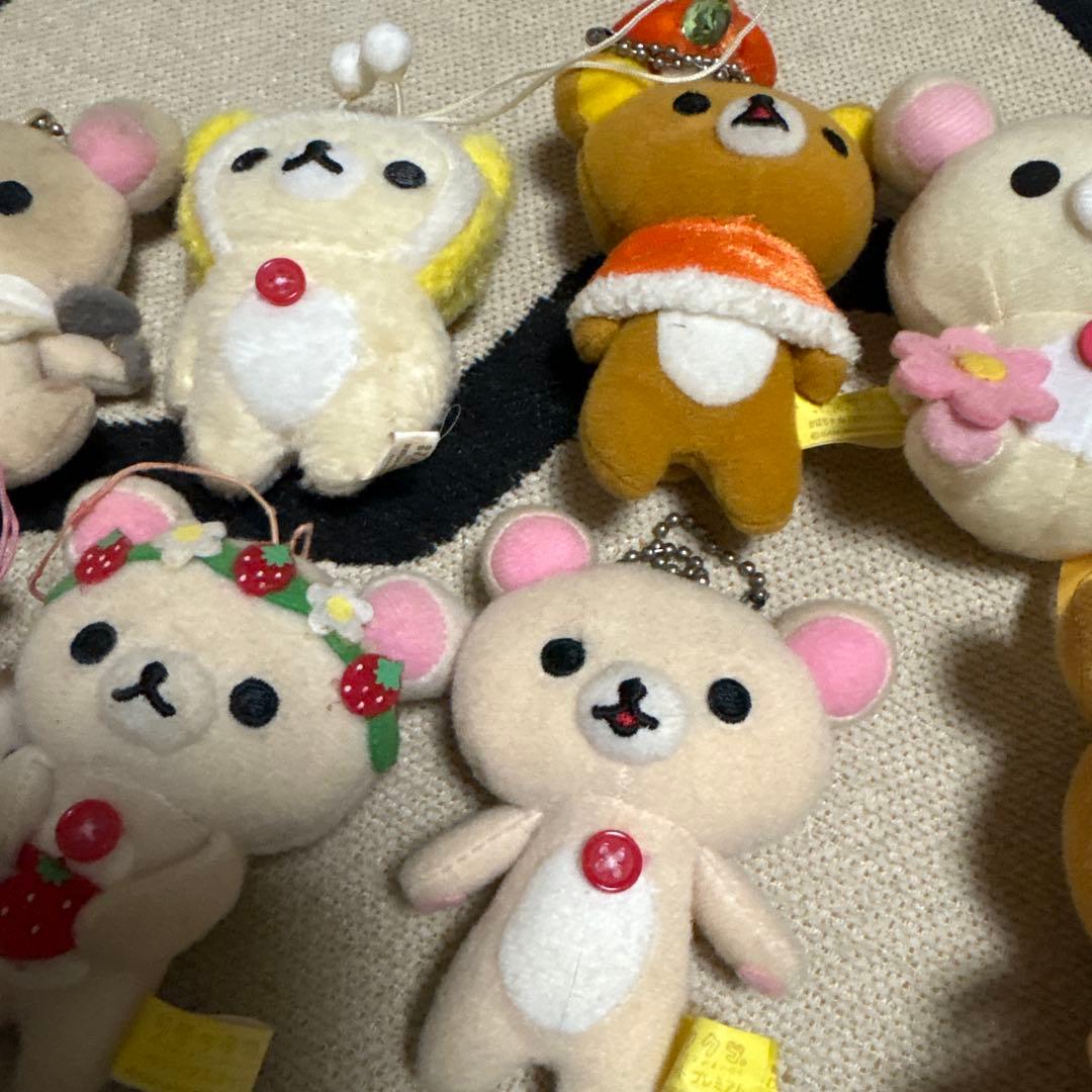 リラックマ　ストラップ キーホルダー　14個セット