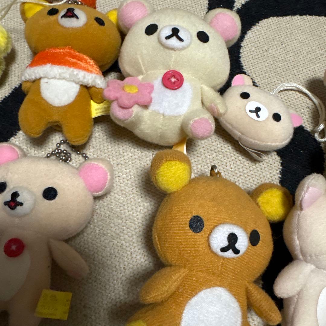 リラックマ　ストラップ キーホルダー　14個セット