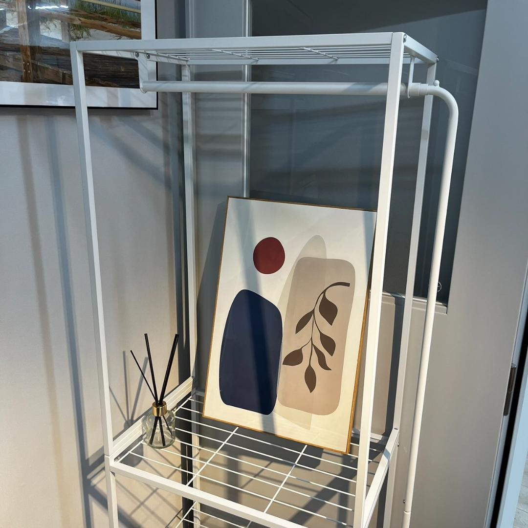 ハンガーラック スチール レイアウト 自由 ホワイト MIP-66 N01