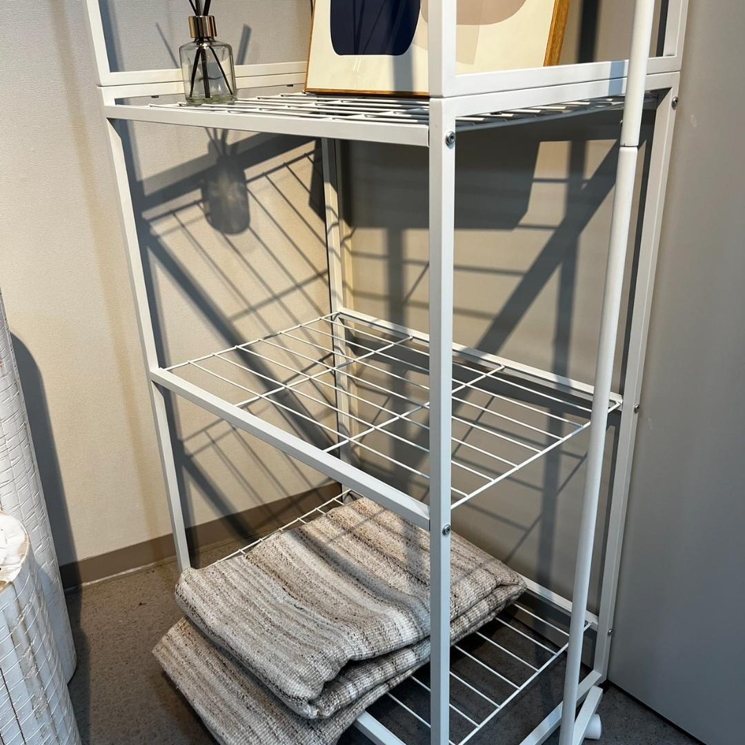 ハンガーラック スチール レイアウト 自由 ホワイト MIP-66 N01