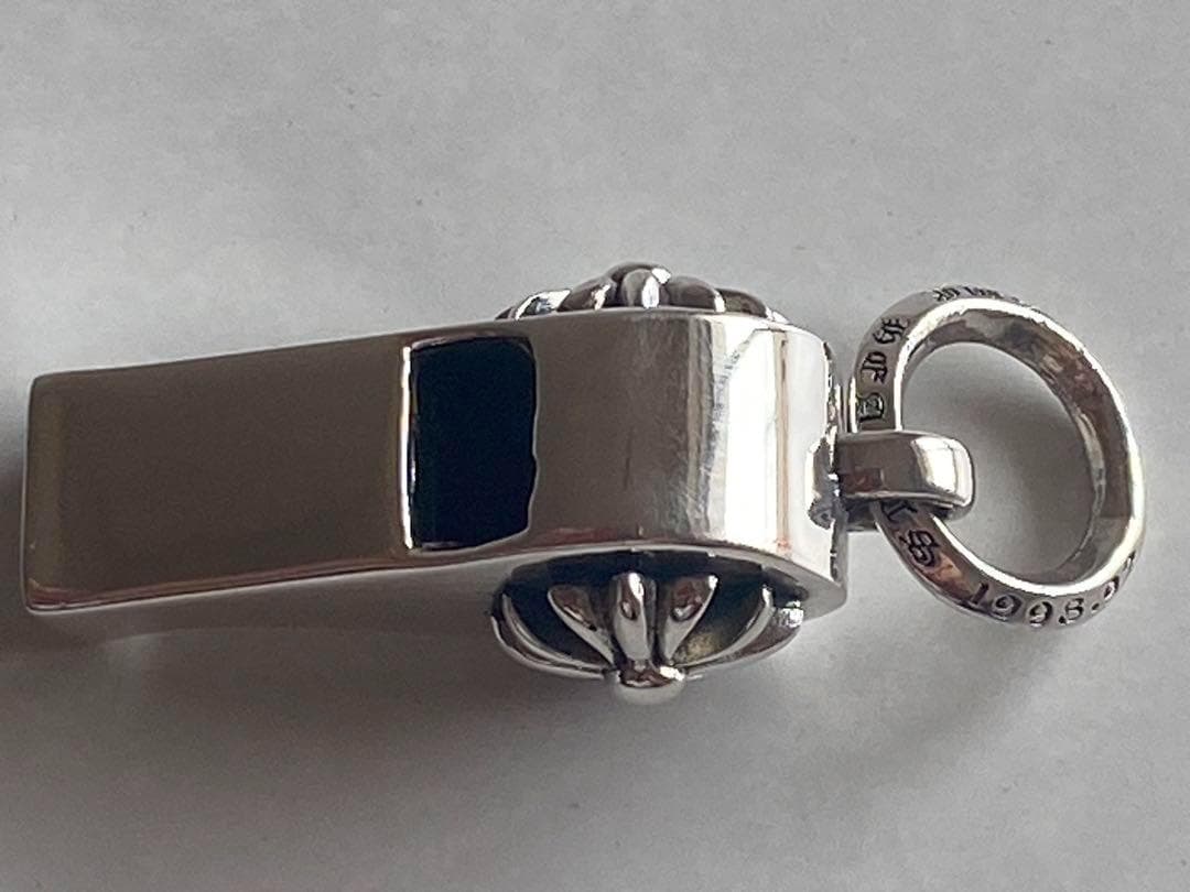【新品】Silver 925 タイニーホイッスル ペンダント チャーム クロス