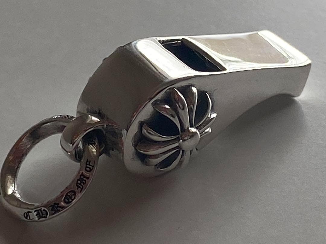 【新品】Silver 925 タイニーホイッスル ペンダント チャーム クロス