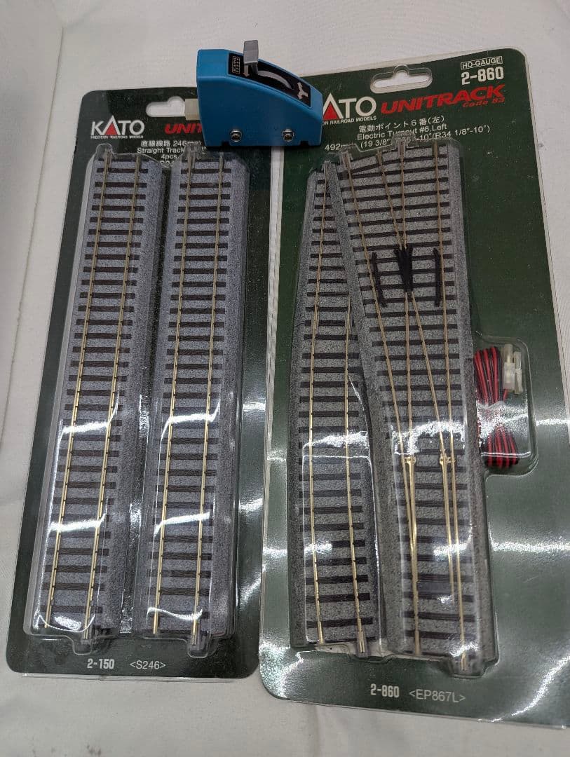 KATO　R670エンドレス線路基本セット＋電動ポイント6番左＋246㎜直線