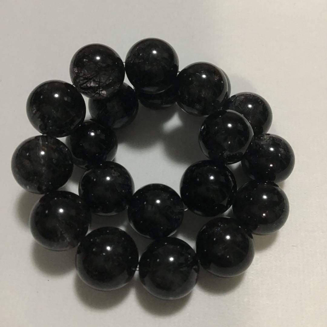 モリオンインルチルクォーツ　AAA 10mm パワーストーンブレスレット