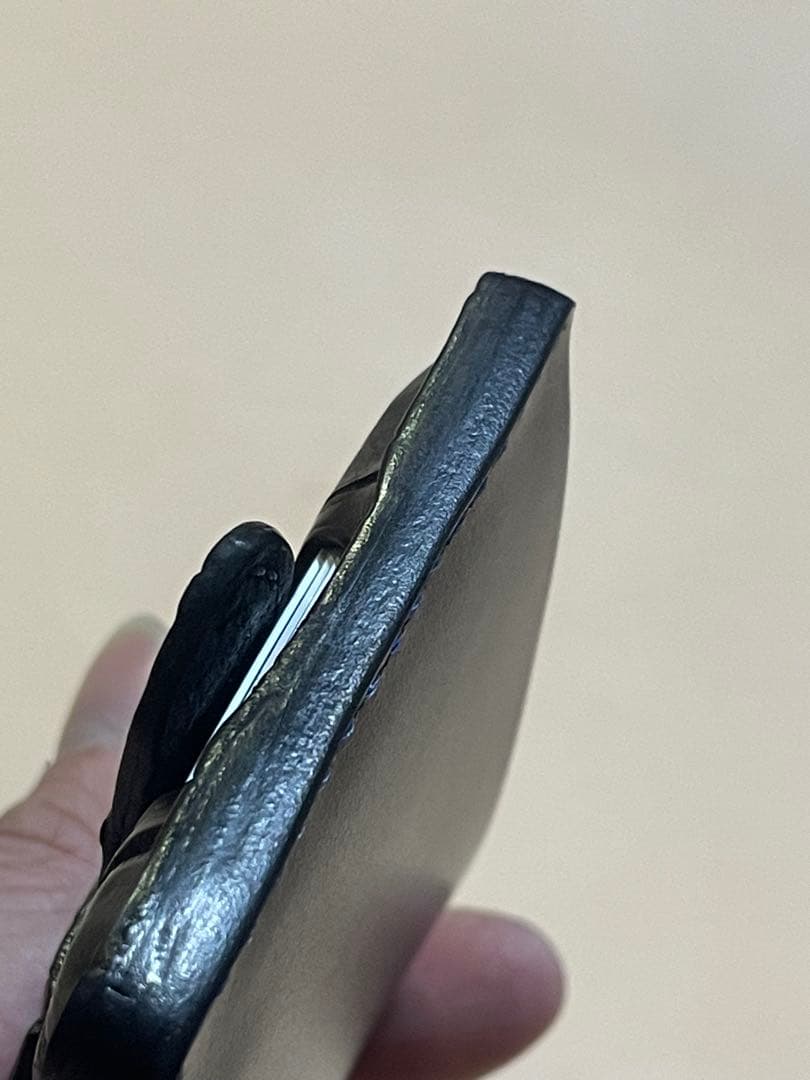 クロコダイル革、牛レザー・カードケース・名刺・ 定期.