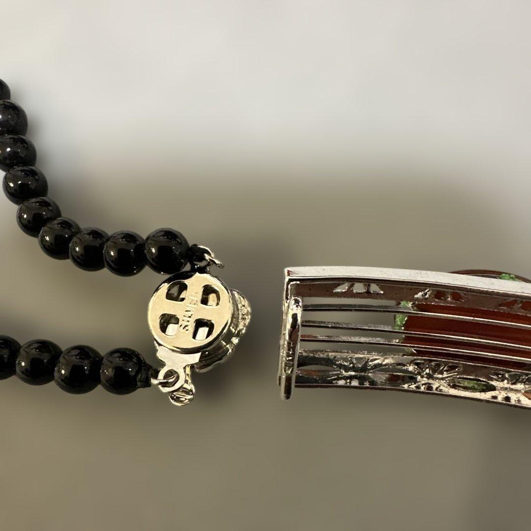 シルバー　銀 黒珊瑚　珊瑚　天然石　アクセサリー　まとめ売り　ネックレスセット