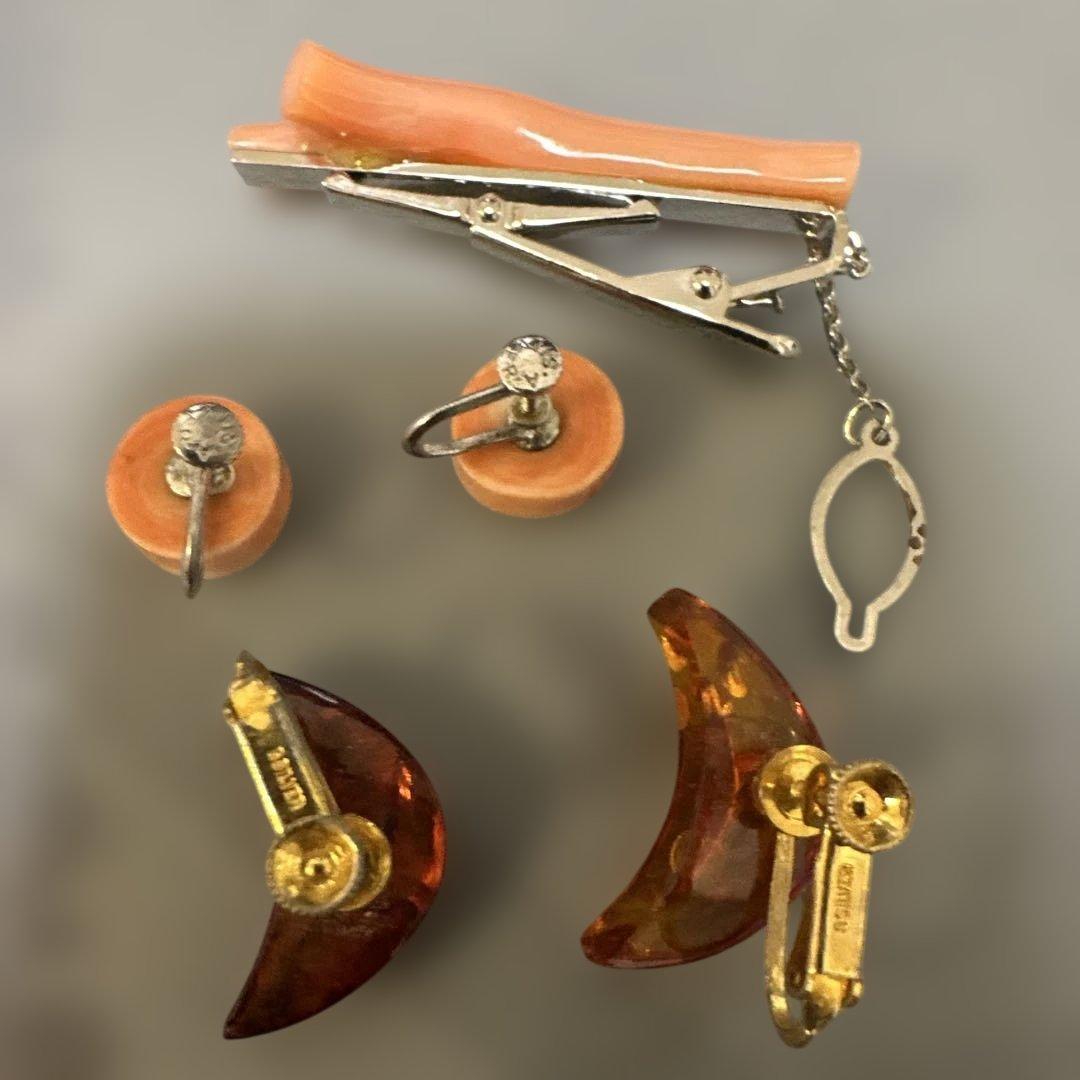 シルバー　銀 黒珊瑚　珊瑚　天然石　アクセサリー　まとめ売り　ネックレスセット