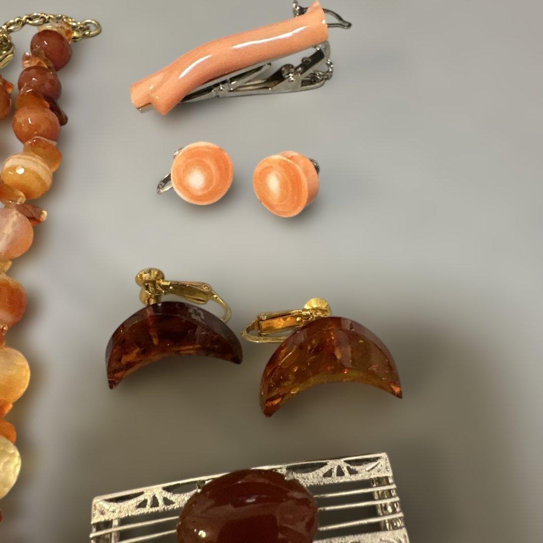 シルバー　銀 黒珊瑚　珊瑚　天然石　アクセサリー　まとめ売り　ネックレスセット