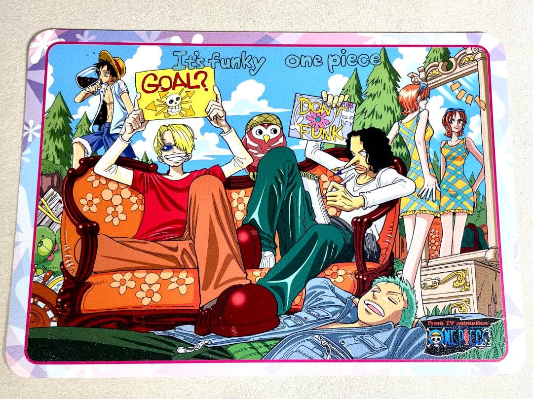 未使用品　ONEPIECE ジャンボカードダス 当時物 マウスパッドセット