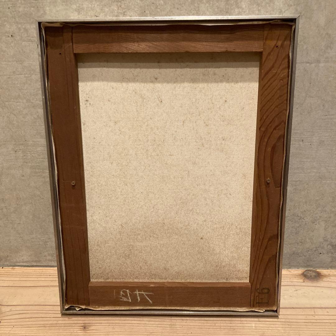 二つまとめて　風景画　抽象画 インテリア 油彩 額装 壁掛け インテリア 壁飾