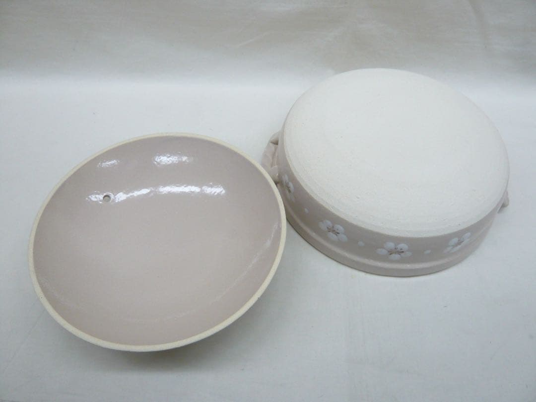 『小梅志野 土鍋 8号』ガス用 萬古焼 三重県四日市 日本製