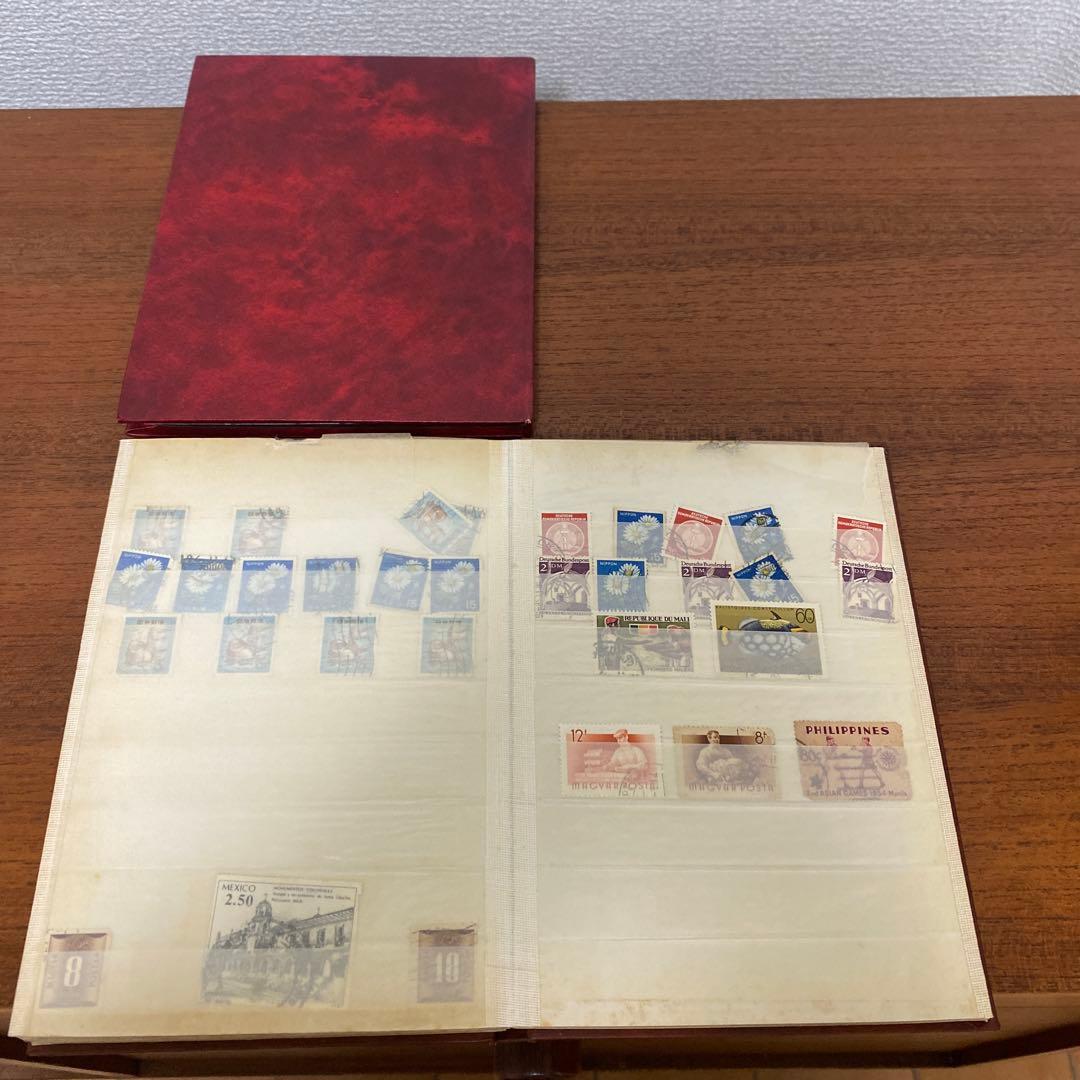 切手　コレクション　アルバム　2冊　まとめ売り