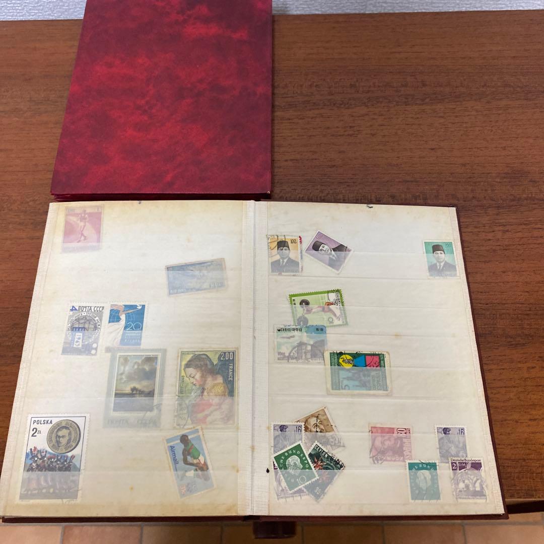 切手　コレクション　アルバム　2冊　まとめ売り
