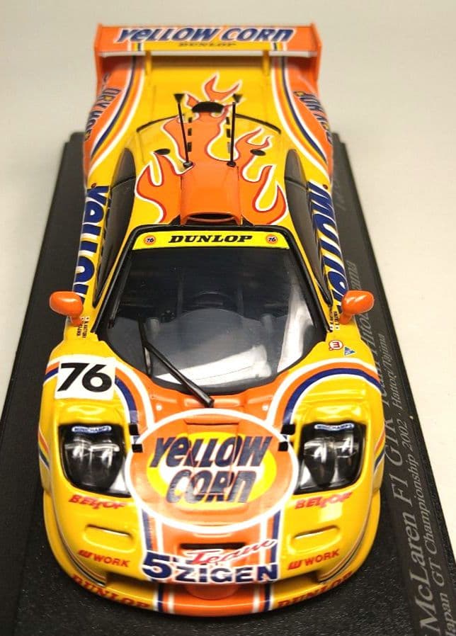 ★希少【ミニチャンプス】1/43 マクラーレンf1　GTR イエローコーン