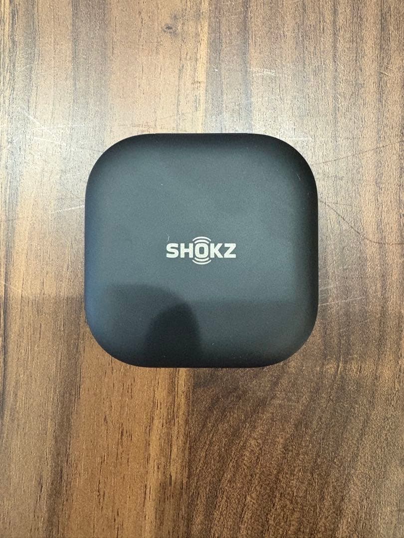 【値下げしました】SHOKZ Openfitワイヤレスイヤホン ブラック