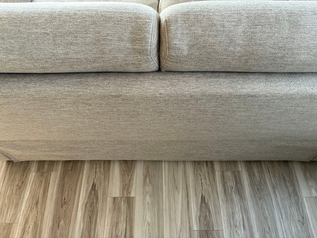 3人掛けソファ 送料込 ニトリ ベージュ