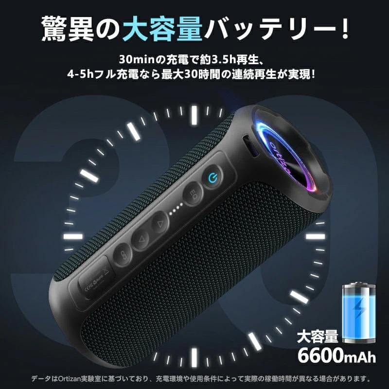 ★新品★ ワイヤレス スピーカー Ortizan-X8 ポータブルスピーカー