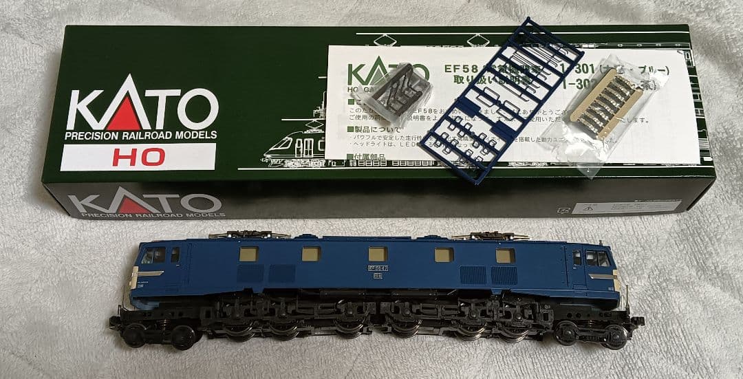 KATO 1-301 EF58 大窓・ブルー HOゲージ 電気機関車