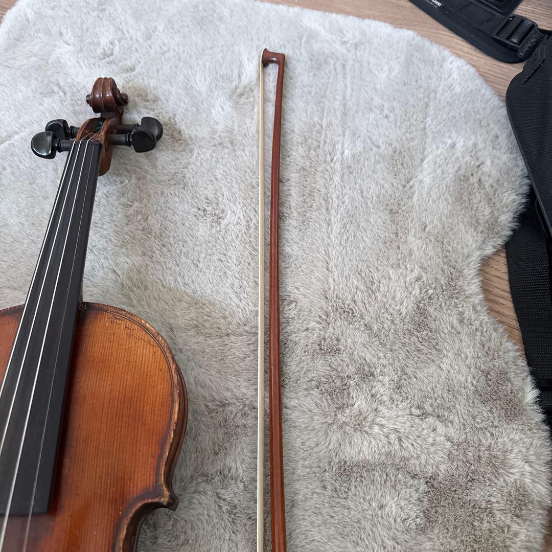 ヴァイオリン 3/4 オールド　弓と肩当てセット　分数バイオリン