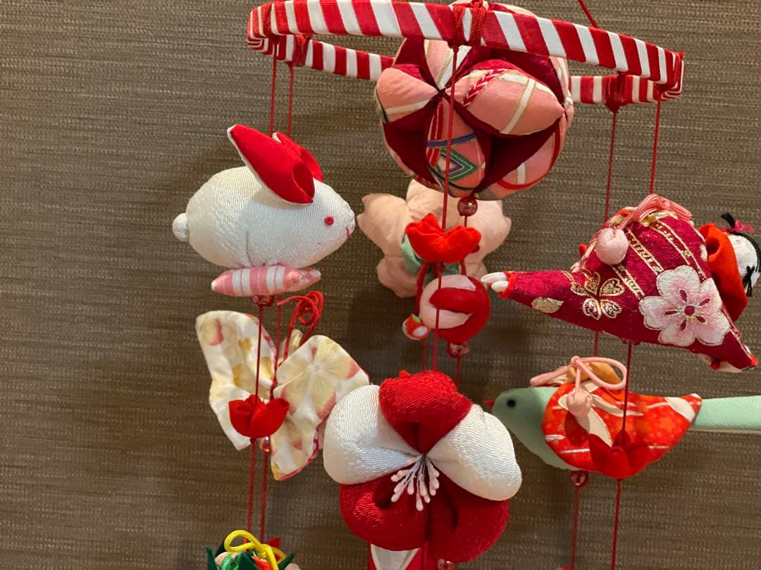 可愛いつるし雛No.116 ひな人形・桃の節句・初節句飾り・さげもんつるし飾り