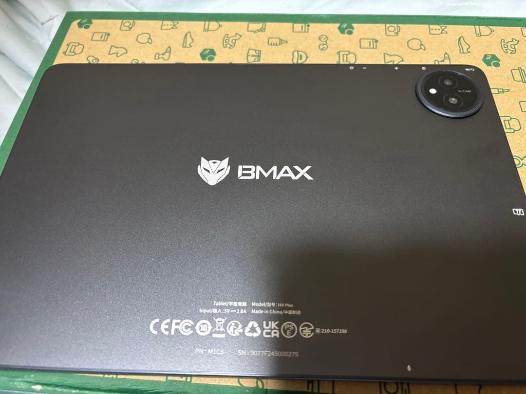 アンドロイド15タブレットBmax I10 Plus【ガラスフィルム ケース付き