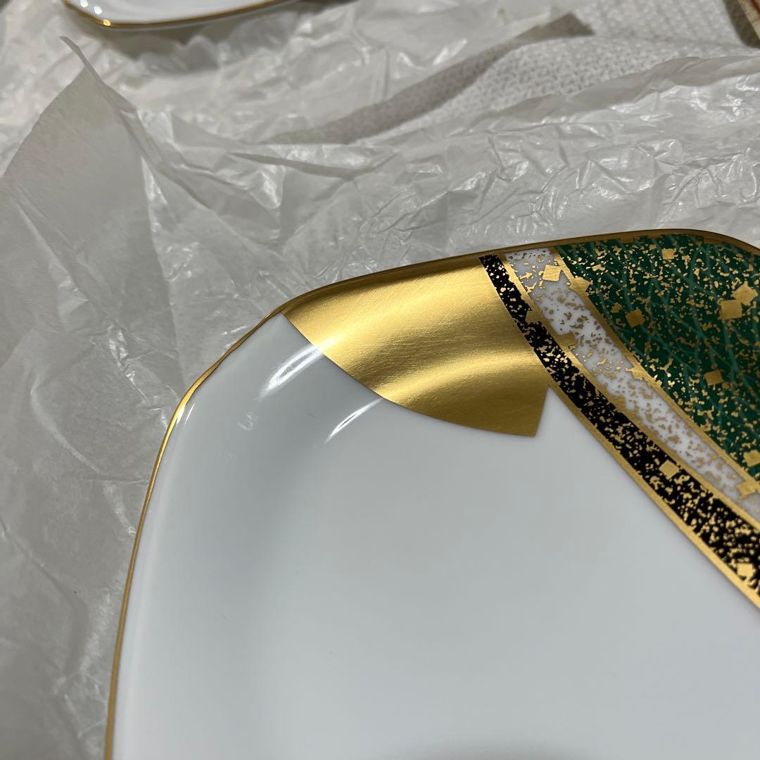 乃りたけ　和食器　雪月火　5枚セット　未使用品