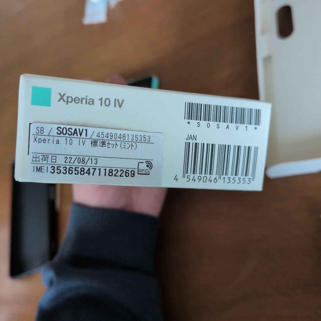 Sony Xperia 10 ミントグリーン 本体