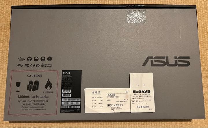 値下げ！ノートパソコン　美品　ASUS X555L