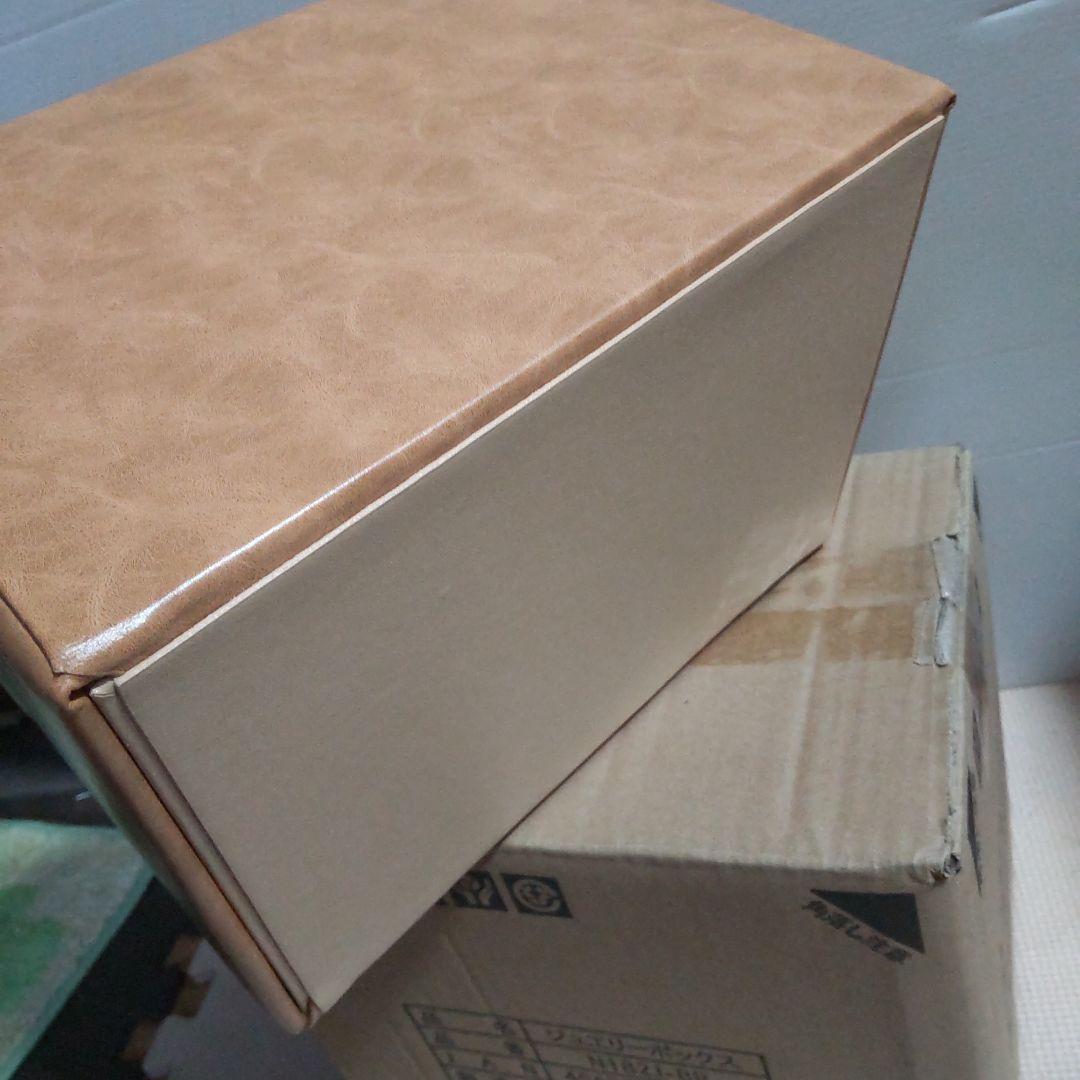 ジュエリーボックス   ブラウン 25.5×18×17cm (取っ手含まず)