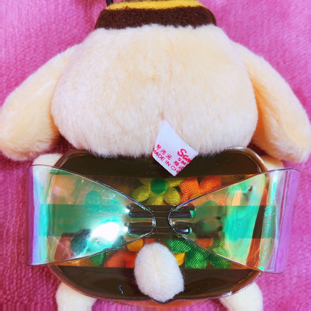 希少激レア　ポムポムプリン　マスコット　ハチ　2002年製 サンリオ　平成レトロ