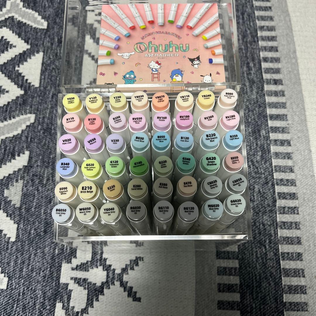 サンリオ ohuhu イラストマーカーペン 48本セット