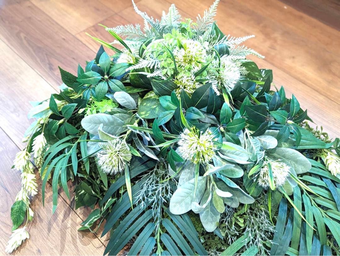 オーダーウォールグリーン　フェイクグリーン　壁掛け用　40×70ヤシ